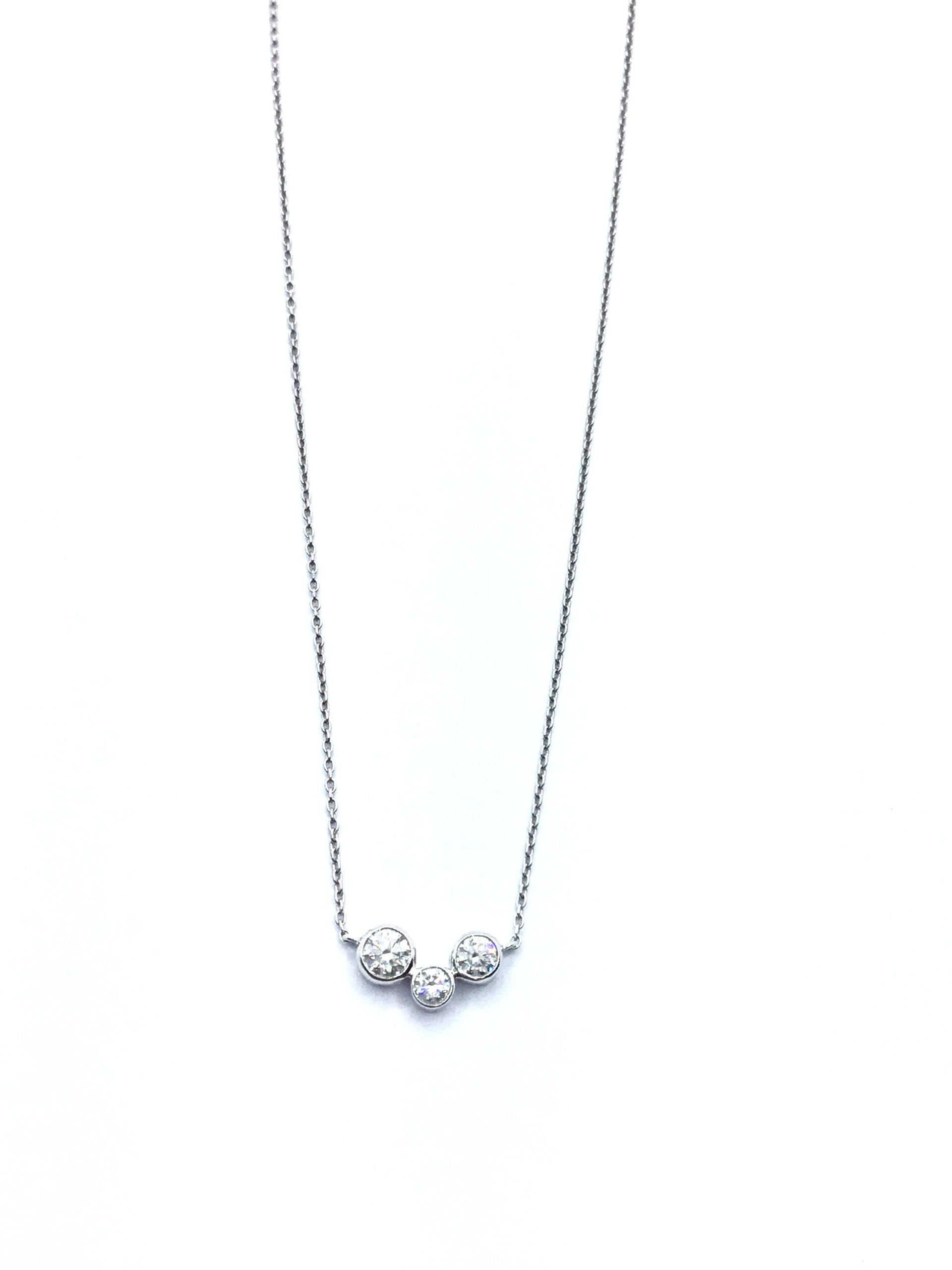 Round Brilliant Diamond Scatter Necklace | Jeweller in Harrogate ...