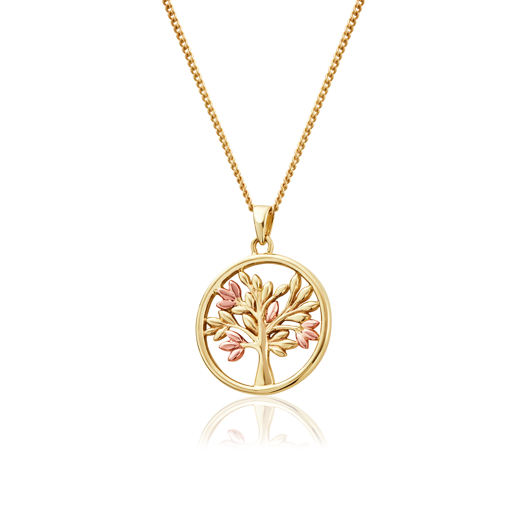 clogau tree of life gold pendant