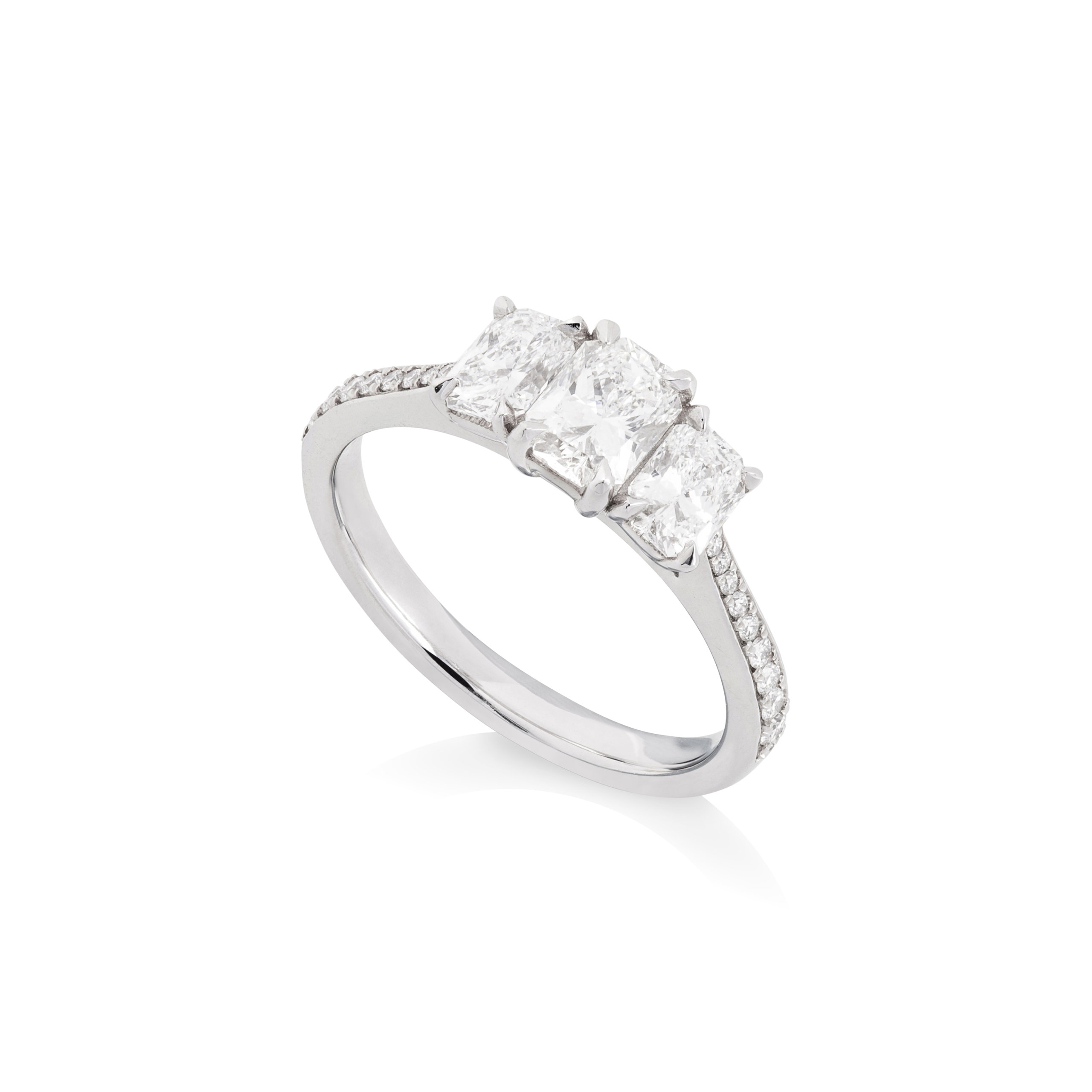 Phoenix Cut Diamond 1.13ct Three Stone Ring | Jeweller in Harrogate ...