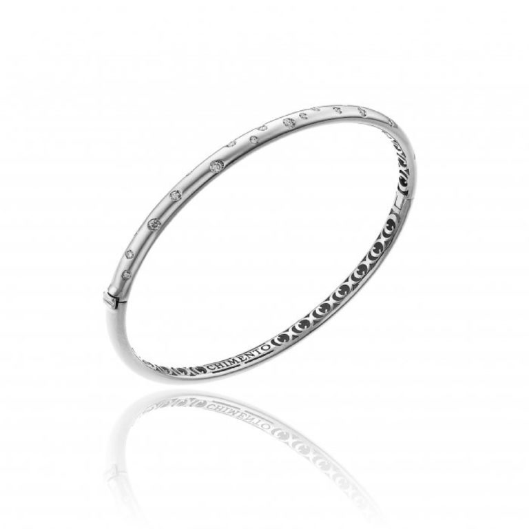 Chimento Brio Diamond and White Gold Bangle