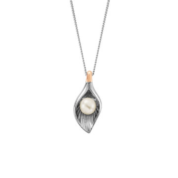 Clogau Silver Beachcomber Shell Drop Pendant