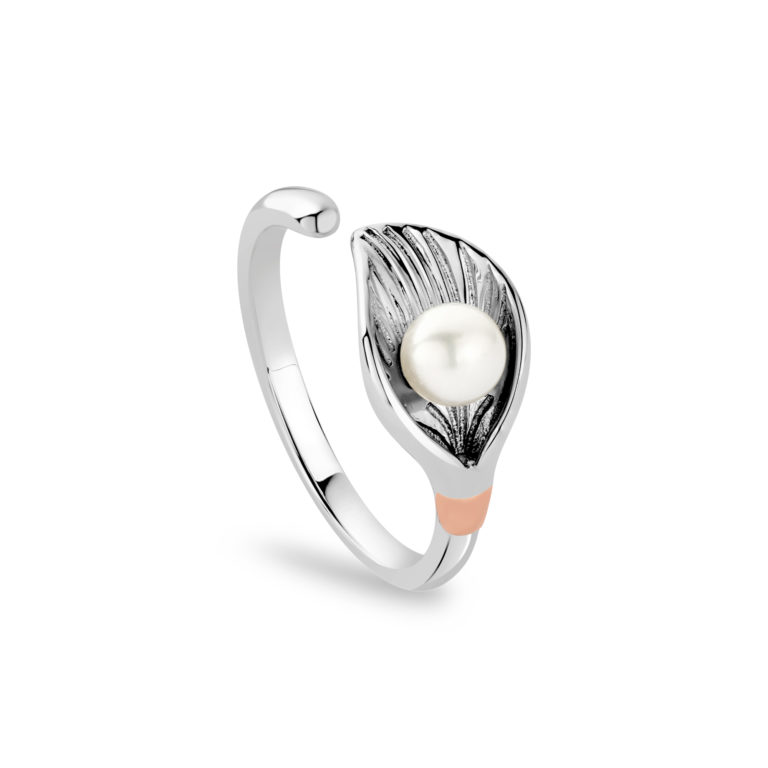 Clogau Silver Beachcomber Shell Ring