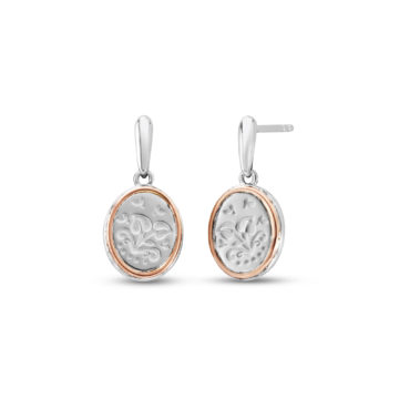 Clogau Silver Tree of Life Filigree Drop Earrings