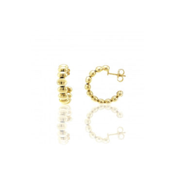 Chimento Armillas Acqua Yellow Gold Hoop Earrings