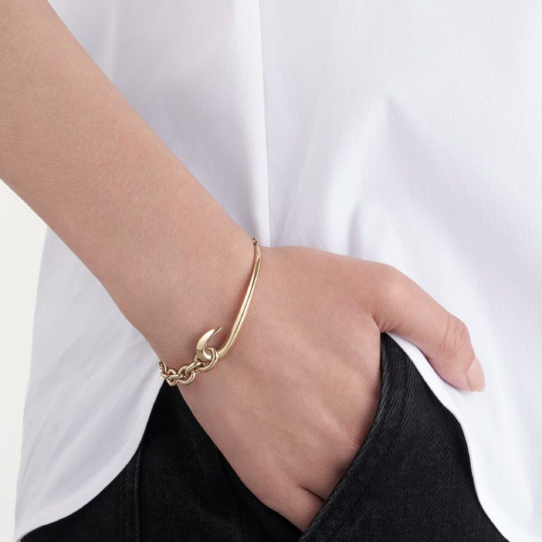 Shaun Leane Yellow Gold Vermeil Hook Chain Bracelet - Image 2